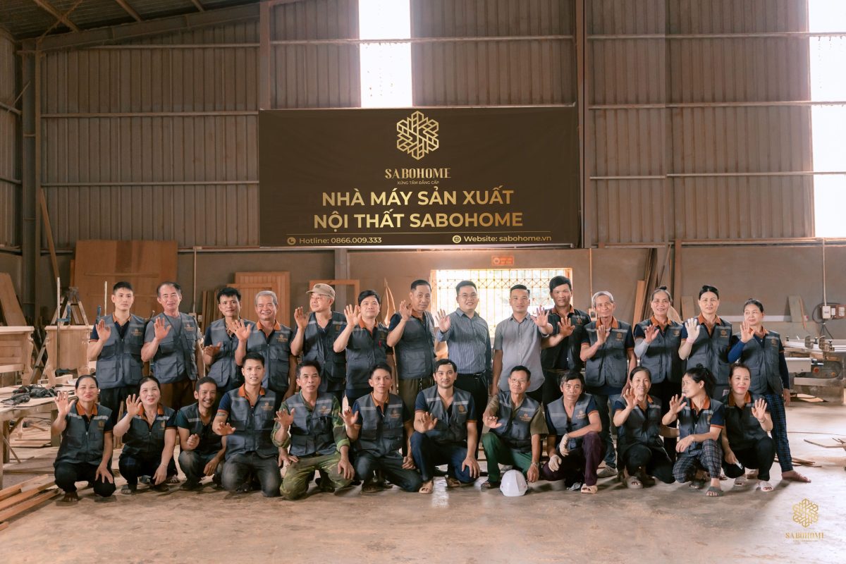 Khám phá nghệ thuật sáng tạo tại xưởng sản xuất SaboHome
