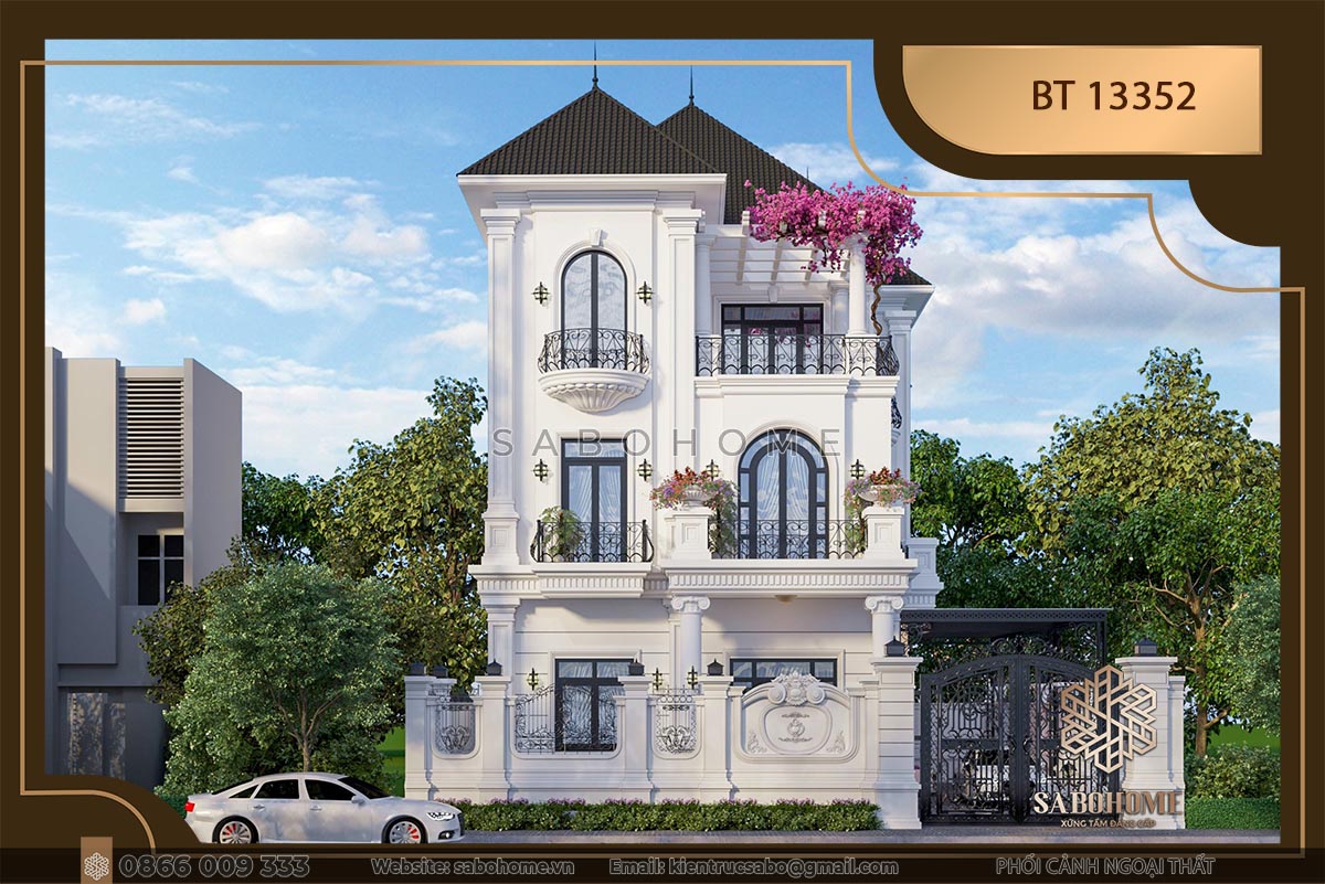 BT13352 Trải nghiệm sống đỉnh cao tại biệt thự Biệt thự tân cổ điển của Anh Bình