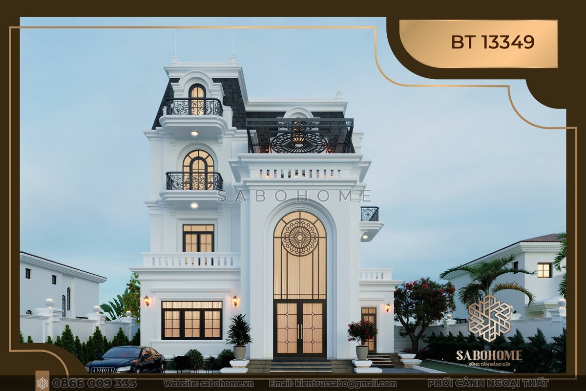 BT13349 Khám phá không gian sống đẳng cấp tại biệt thự Anh Minh ở Long An