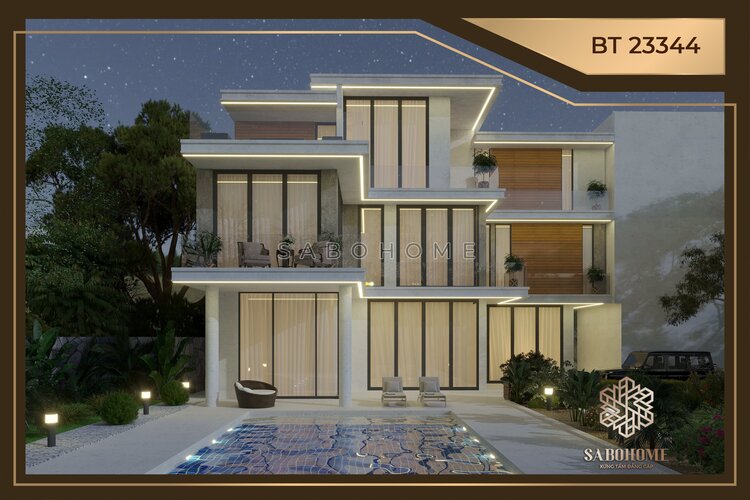 BT23344 Bình Định Bừng Sáng với Biệt Thự 3 Tầng Hiện Đại của Anh Minh