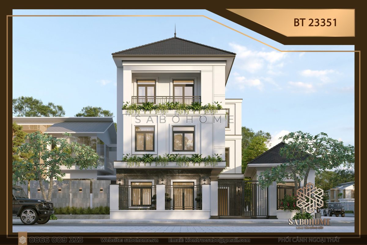 BT23351 Biệt Thự Hài Hòa Giữa Sang Trọng và Tiện Nghi