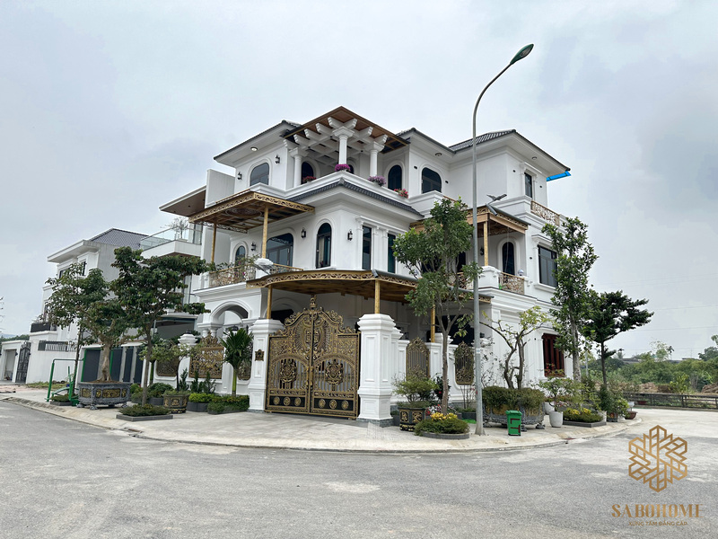 Thi công trọn gói biệt thự 3 tầng tân cổ điển ở Thái Nguyên