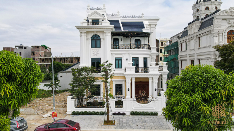 BÀN GIAO CÔNG TRÌNH - CHÌA KHÁO TRAO TAY - BIỆT THỰ TÂN CỔ ĐIỂN TẠI THANH HÓA