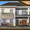 Mẫu nhà ở 2 tầng hiện đại mái nhật - BT22353