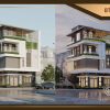THIẾT KẾ MẪU BIỆT THỰ HIỆN ĐẠI ĐẸP - NHÀ Ở KẾT HỢP KINH DOANH - BT24354
